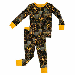 Midnight Honey | Two-Piece Bamboo Long Sleeve Toddler & Kids Pajamas