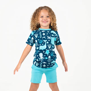 *COMING SOON* Ocean Pals | Bamboo Toddler & Kids Pocket Tee & Shorts Set