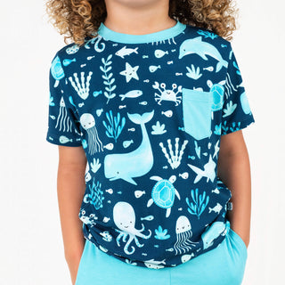 *COMING SOON* Ocean Pals | Bamboo Toddler & Kids Pocket Tee & Shorts Set