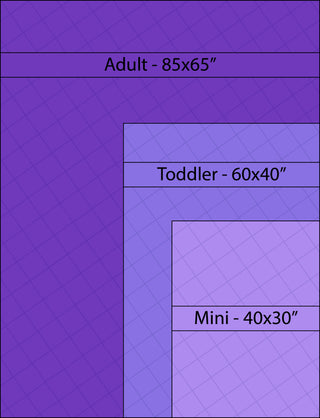 Classic Carnival | Mini Quilted Bamboo Baby Blanket
