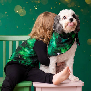 Green Galaxy Elixir | Bamboo Pet Bandana