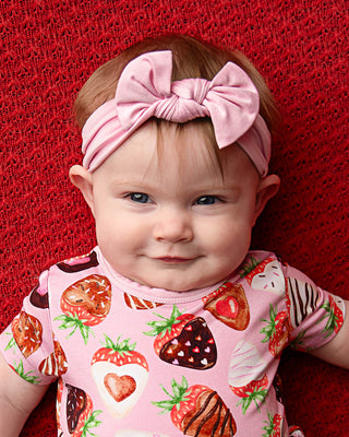 Sweet Pink | Bamboo Headband Bow