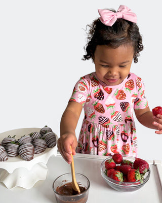 Sweet Pink | Bamboo Small Clip on Bow