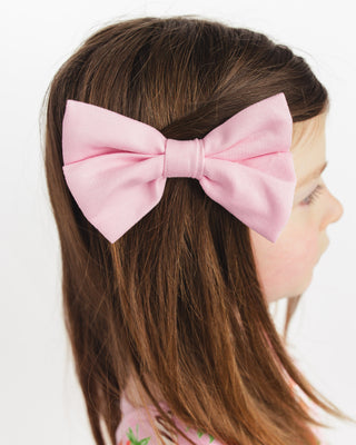 Sweet Pink | Bamboo Big Clip on Bow