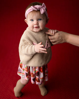 Sweet Strawberries | Baby & Toddler Bamboo Bodysuit Dress