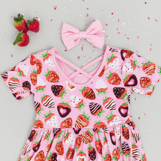 Sweet Pink | Bamboo Big Clip on Bow