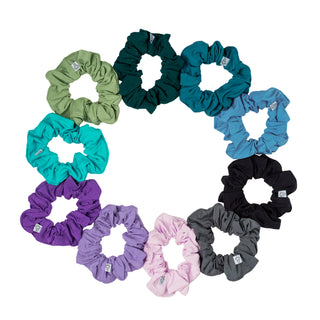 Black | Bamboo Scrunchie