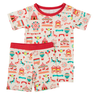 Classic Carnival | Two-Piece Bamboo Short Sleeve Toddler & Kids Apparel Set