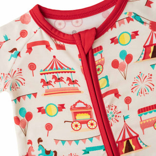 Classic Carnival | Convertible Bamboo Zipper Baby Pajamas