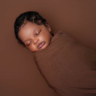 Chocolate | Bamboo Swaddle Blanket