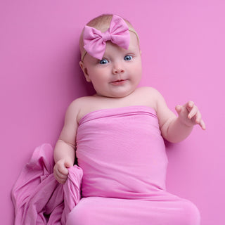 Bubble Gum Pink | Bamboo Crib Sheet