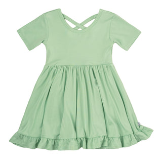 Bamboo Toddler Dress for Girls, Children & Kids | Jade Green 5/6 Bamboo Toddler Dress for Girls, Children & Kids | Jade Green 5/6