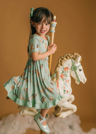 Bamboo Toddler Dress for Girls, Children & Kids | Vintage Toys 3T Bamboo Toddler Dress for Girls, Children & Kids | Vintage Toys 3T