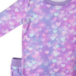 Hearts | Two-Piece Bamboo Long Sleeve Toddler & Kids Pajamas