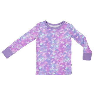Hearts | Two-Piece Bamboo Long Sleeve Toddler & Kids Pajamas