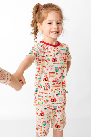 Classic Carnival | Two-Piece Bamboo Short Sleeve Toddler & Kids Apparel Set
