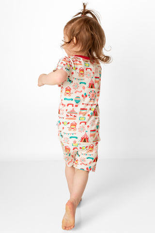 Classic Carnival | Two-Piece Bamboo Short Sleeve Toddler & Kids Apparel Set