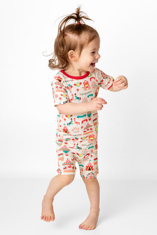 Classic Carnival | Two-Piece Bamboo Short Sleeve Toddler & Kids Apparel Set