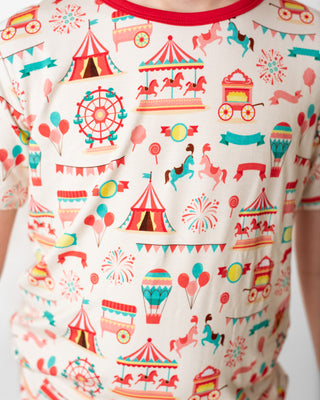 Classic Carnival | Two-Piece Bamboo Short Sleeve Toddler & Kids Apparel Set