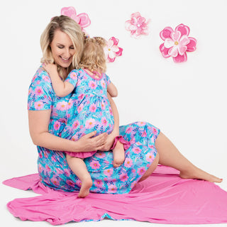Dreamy Cosmos | Toddler & Girls Bamboo Ruffle Twirl Dress & Shorts