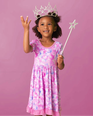Bubbles | Toddler & Girls Bamboo Ruffle Twirl Dress & Shorts