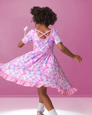 Bubbles | Toddler & Girls Bamboo Ruffle Twirl Dress & Shorts