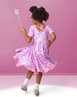 Bubbles | Toddler & Girls Bamboo Ruffle Twirl Dress & Shorts
