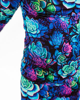 Electric Succulents | Bamboo Two-Piece Pajamas