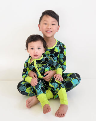 Blitz | Convertible Bamboo Zipper Baby Pajamas