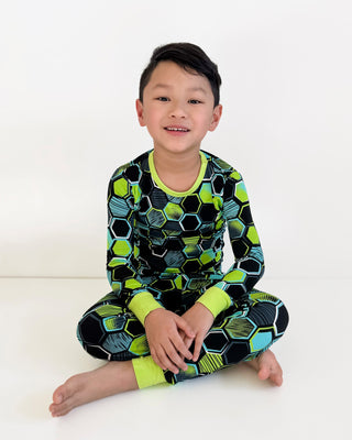 Blitz | Two-Piece Bamboo Long Sleeve Toddler & Kids Pajamas