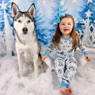 *COMING SOON* Arctic Huskies | Two-Piece Bamboo Long Sleeve Toddler & Kids Pajamas