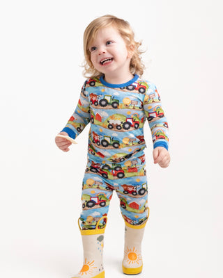 Farm Friends | Two-Piece Bamboo Long Sleeve Toddler & Kids Pajamas