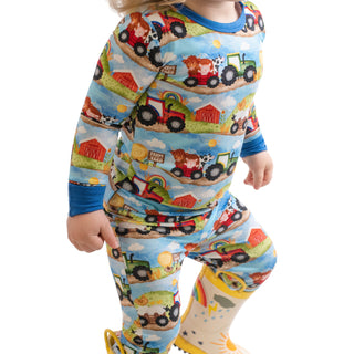 Farm Friends | Two-Piece Bamboo Long Sleeve Toddler & Kids Pajamas