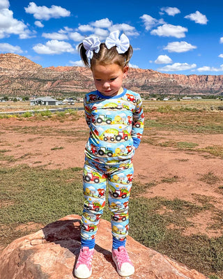 Farm Friends | Two-Piece Bamboo Long Sleeve Toddler & Kids Pajamas