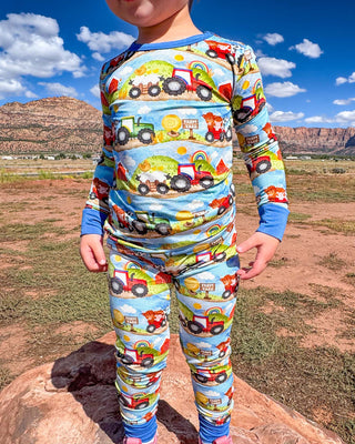 Farm Friends | Two-Piece Bamboo Long Sleeve Toddler & Kids Pajamas
