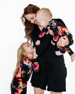 Cosmic Nebula | Two-Piece Bamboo Long Sleeve Toddler & Kids Pajamas