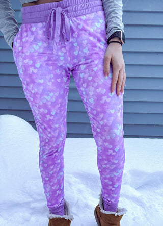 Hearts | Women's Bamboo Jogger Pajama Pants