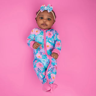 Dreamy Cosmos | Baby Girl Nylon Bow