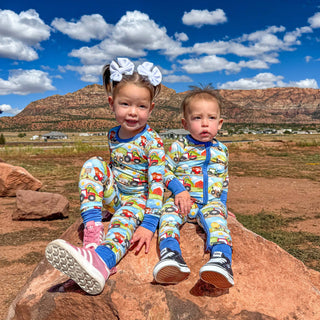 Farm Friends | Two-Piece Bamboo Long Sleeve Toddler & Kids Pajamas