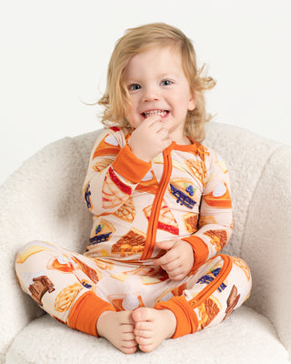 *COMING SOON* Slice of Pie | Convertible Bamboo Zipper Baby Pajamas