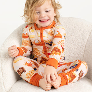 *COMING SOON* Slice of Pie | Convertible Bamboo Zipper Baby Pajamas