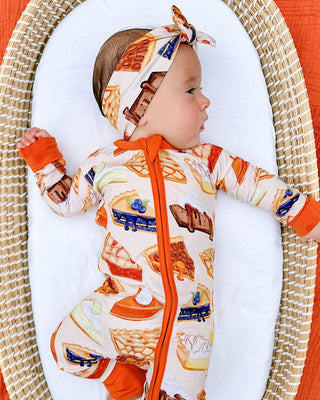*COMING SOON* Slice of Pie | Convertible Bamboo Zipper Baby Pajamas