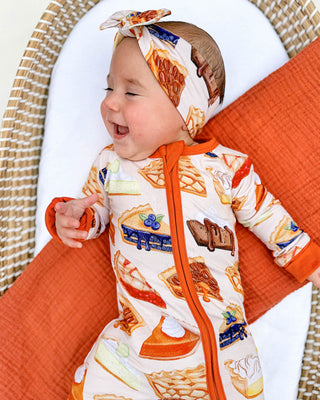 *COMING SOON* Slice of Pie | Convertible Bamboo Zipper Baby Pajamas