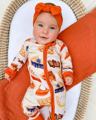 *COMING SOON* Slice of Pie | Convertible Bamboo Zipper Baby Pajamas