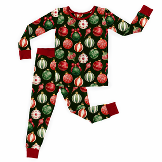*PRE-ORDER* Christmas | Noel Ornaments | Bamboo Two-Piece Pajamas *EST SHIP NOV*