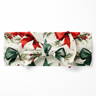 *PRE-ORDER* Christmas | Yuletide Bows | Bamboo Headband Bow *EST SHIP NOV*