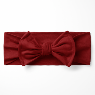 *PRE-ORDER* Christmas | Ornament Red | Bamboo Headband Bow *EST SHIP NOV*