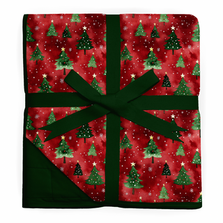 *PRE-ORDER* Christmas | Twinkling Pines | Bamboo Quilted Blanket *EST SHIP NOV*