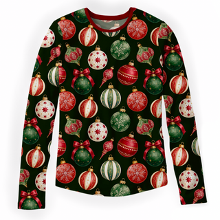 *PRE-ORDER* Christmas | Noel Ornaments | Adult Bamboo Top *EST SHIP NOV*