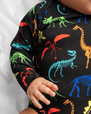 Dino Fossils | Bamboo Baby Onesie